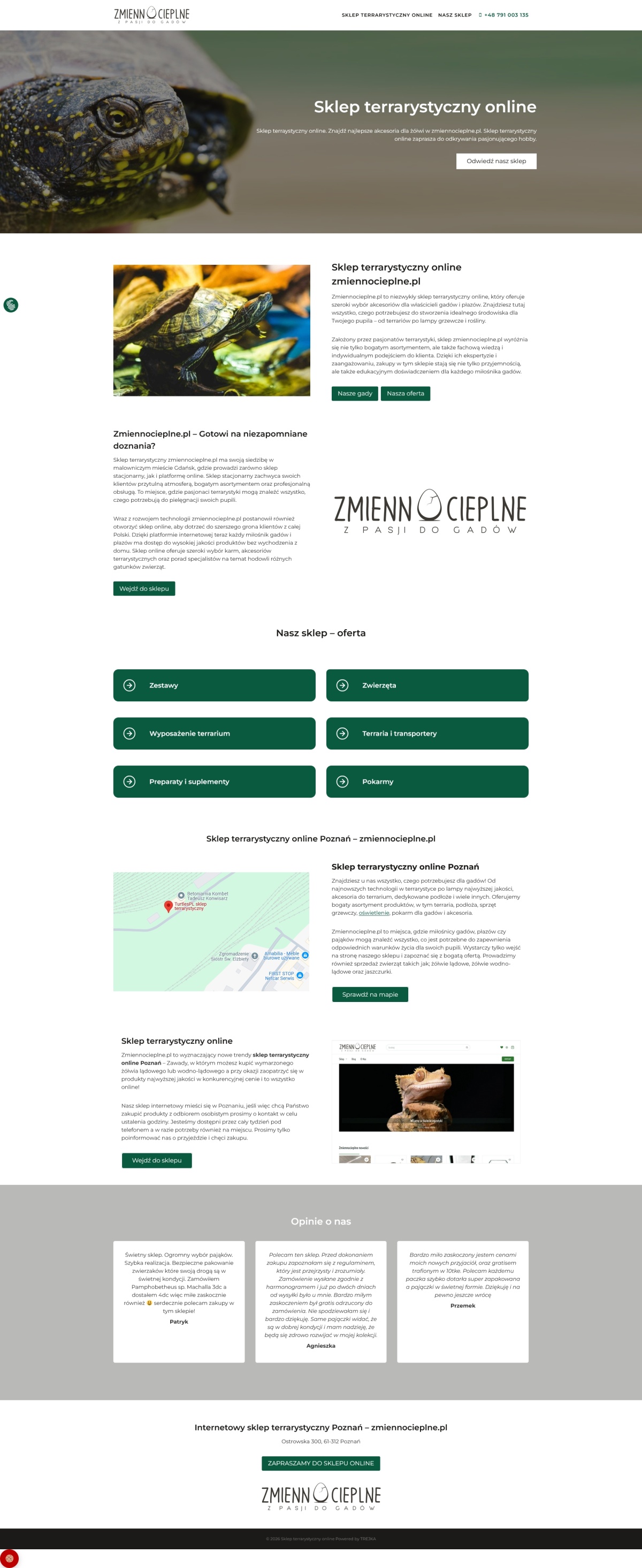 Sklep terrarystyczny online